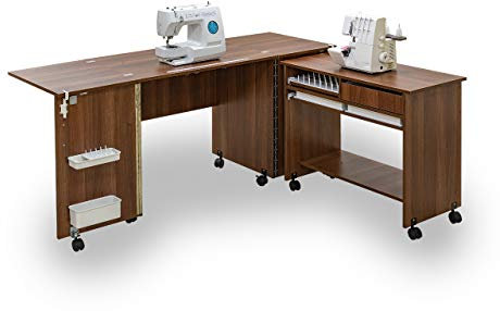 Comfort 7 | Nähmaschinenschrank | Nähmöbel | Nähtisch | Aufbewahrungsschrank | (Beech Ellmau)