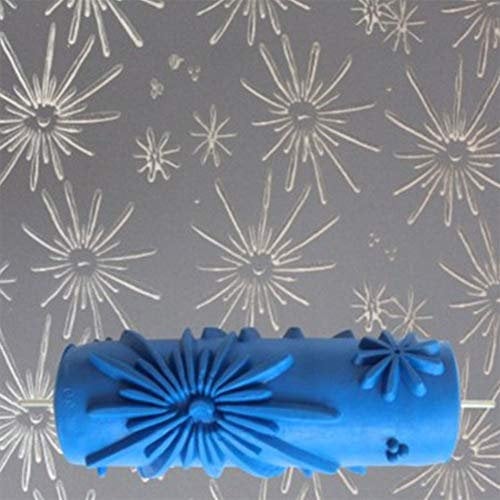 HKDJ5 Inch DIY Geprägte Malerrolle Strukturwalze Malerwalze Mit Muster, Muster Auswählbar,f