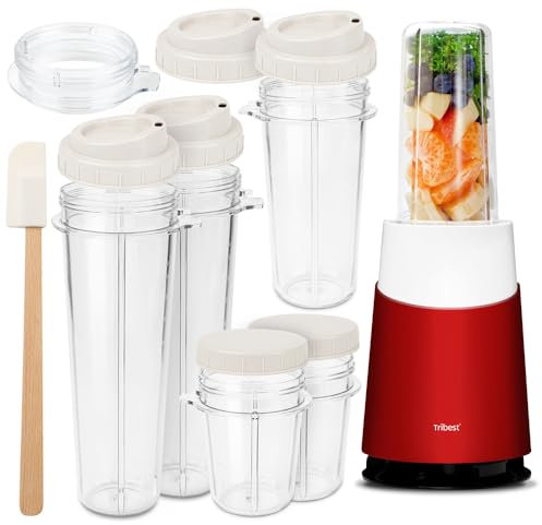 Tribest PB420R Blender, 200 W, Rouge