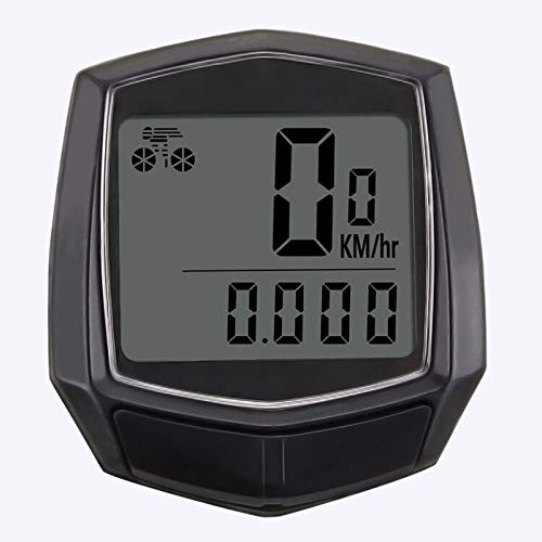 YFCTLM Fahrradcomputer wasserdichte LCD-Fahrrad-Entfernungsmesser Multifunktions-Bike Tachometer Tachometer Smart-Durable beweglicher Fahrrad-Uhr-Standplatz-Bike Part