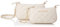 Valentino Bags Womens Ocarina Crossbody, Ecru