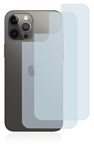 brotect Screen Protector Anti-Glare compatible with Apple iPhone 12 Pro Max (Back) (2 Pack) Screen Protector Matte, Anti-Fingerprint Protection Film