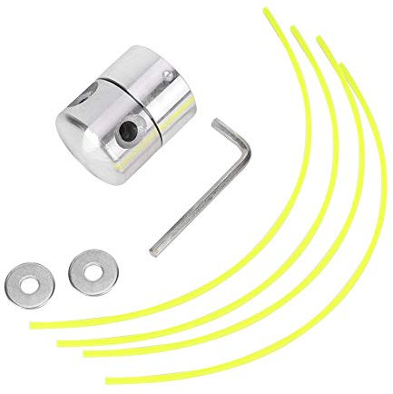 Hapivida Cabezal Desbrozadora Universal Cortacésped de Aluminio de La Hierba Línea de Nylon Bobina de Jardín Strimmer Cortacéspedes Apropiado