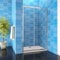 Acezanble 1000mm Sliding Shower Enclosure 8mm easyclean Screen Reversible Cubicle Door 1900H