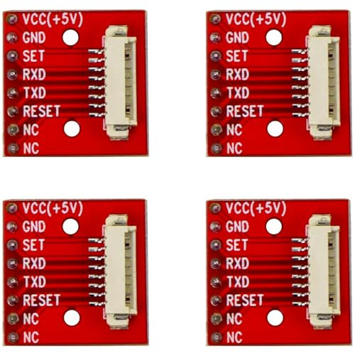 risingsaplings 4 x GPIO IO 8-polige Breakout-Platine für pms5003 (nicht im Lieferumfang enthalten)