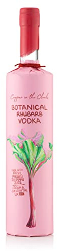 Copper in the Clouds - Botanical Rhubarb Vodka - 38% ABV. 700ml Made with freshly pressed British rhubarb juice