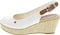 Tommy Hilfiger Donna Espadrillas Wedge Iconic Elba Sling Back Wedge Tacco a Zeppa, Bianco (Ecru), 40