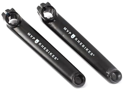 KHE MVP BMX Kurbelarme 8T 4130 CrMo für 19mm Achse 152mm PAAR schwarz nur 635g