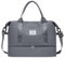 Reisetasche mit Schuhfach, Wochenendtasche für Damen, Reisen, Handgepäcktasche mit Trolleyhülle und Nassfach, blau; grau, Medium-travel Bag, Mittelgroße Reisetasche