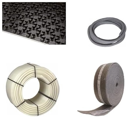 ThermoFlux | Fußbodenheizung Noppensystem Set 30-2 mm | PE-RT | 13,4 m²