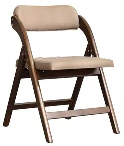KITCISSL Esszimmerstuhl Vintage Sessel Wohnzimmer Bürostühle Schreibtischstuhl Aus Massivem Holz, Mahjong Stühle Stuhl Esszimmer Rückenlehnenstuhl for Wohnzimmer, Schlafzimmer (Color : Brown A)