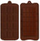 AYVRUOP Moule Silicone Chocolat, Mini Moule Tablette Chocolat, Moule Chocolat, 12 cavités Antiadhésifs Moules à Chocolat, pour pieces en Chocolat Maison, Gaufres, Pralines, Bonbon, 2 pièce