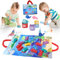 XIAPIA Montessori Angelspiel ab 1 2 Jahre mit 2 Angeln, Baby Motorikspielzeug mit 15 Fische, Delfin, Wal, Stapel Bechern und Tragtasche, Kinder Fische Angeln Spiel Geschenk für Junge Mädchen
