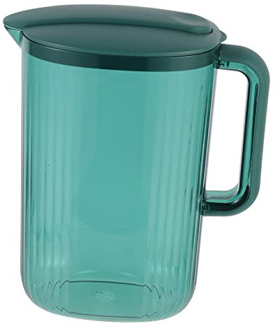 Gatuida Botella De Agua Fría Cuello De Cisne Dispensador De Bebidas Plegable Refrigerador Hervidor De Agua Fria Jarra De Puerta De Nevera Con Tapa Ahorrador Botella De Nevera Como Green