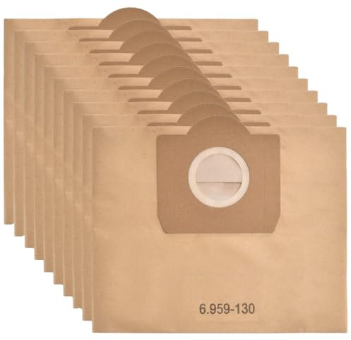 Sac aspirateur pour Karcher WD3 WD3 Battery WD3 Premium A2204 sacs poussière pour clean base remplacement 6.959.-130 [Lot 10] Phonillico®