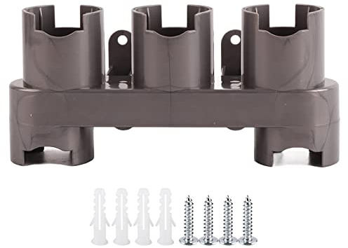 WFNIHONHON für V7 V8 V10 Staubsaugerhalter, wandmontiertes Aufbewahrungsregal, Organizer für Küche und Badezimmer, robuster Kunststoff-Besenmopp-Besenschrank-Organizer mit Montage