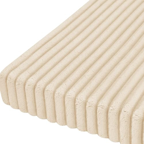 Yekuhe Bankauflage 120x40 100x40 150x50 160x40 200x40, 3CM Dicke Cord Bankkissen, Waschbare Sitzauflage Sitzkissen Bank, Gartenbank Auflage, Sitzpolster Bankpolster(Color 3,80x35 cm)