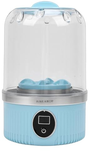 Oreilet Lavadora Portátil, Mini Lavadora de Ropa Interior, Lavadora de Ropa Pequeña Inalámbrica Recargable para Calcetines, Viajes, RV, Apartamento, Hotel, Dormitorio (BLUE)