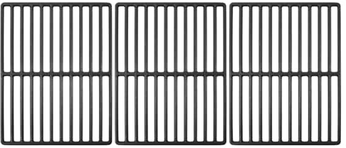 TAINO Grillrost BRANDO 6+1 Gusseisen Rost Set 3-tlg. 77x34 cm Gussrost Gasgrill Zubehör