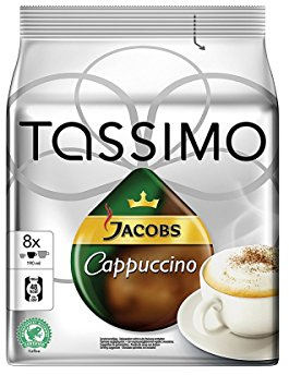 Tassimo Jacobs Coronation Cappuccino Pack of 1 x 8 Servings