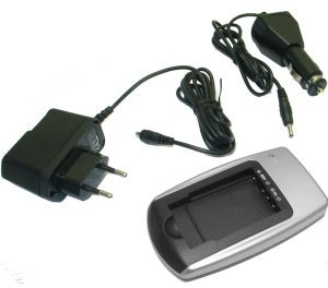 Chargeur pour SONY NP-BG1 DSC de T100 T25 T20 W30 DSC-W35 W40 W50 W55 W70 W100 DSC-W40 N1 N2 + Câble de chargement pour allume-cigare