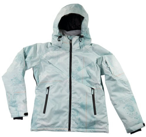 Chiemsee Damen Snowjacket AMELA AOP, 1010061, SURFSPRAY BLUE, Gr. M