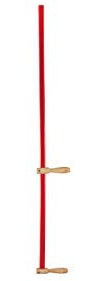 Leborgne, Manche pour faux en Acier, Longueur 150 cm, Fixation facile, Idéal pour le jardinage et l'entretien des espaces verts, Outil essentiel pour les professionnels et amateurs
