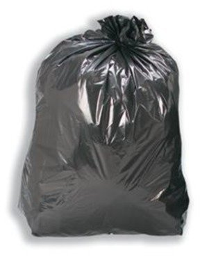 5 Star 110 Litre 100 Gauge Medium Bin Bags, Pack of 200, Black