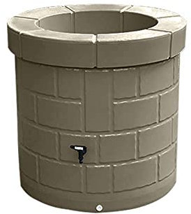 Plast'Up Rotomoulage Puit R&C Regenwassersammler, 340 l, Taupe