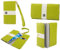 DFV mobile - Etui Tasche Schutzhülle aus Premium Mit Motiv Liniendesign mit Kartenfächer für fnac phablet 2 5 hd - Pistaziengrün