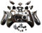 OSTENT Custodia Case Shell Full Controller Compatibile con controller wireless Microsoft Xbox One - Color Silver