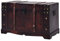 Festnight- Schatztruhe Holz Aufbewahrungstruhe | Tragbar Schatzkiste mit 2 Seitengriffen | Vintage Aufbewahrungsbox 66 x 38 x 40 cm Braun