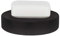 Spirella Seifenschale Steinoptik dekorative Badausstattung Seifenablage Tube Maße: 11 x 11 x 3 cm-Schwarz matt, Black