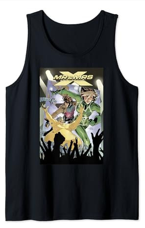 Marvel Mr. & Mrs. X Comic Cover Tank Top