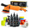Poliermaschinen Set: ADBL Roller D15125 Exzenter Poliermaschine + ADBL Politur Set + Royal Pads Premium Polierpads + Dr. Wack Versiegelung für Lack- & Scheiben + Zubehör | 18-teilig