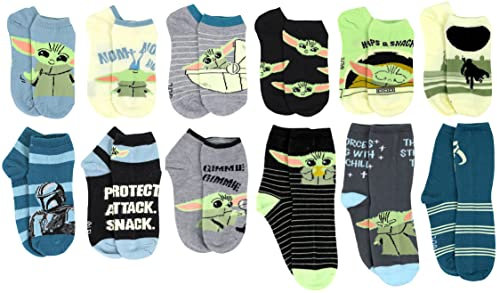 Star Wars Jungen The Mandalorian 12 Days of Socks Adventsbox Small