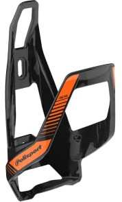 POLISPORT 8645900055 - Porte-bidon modèle Cage Pro pour VTT Vélo résistant à la lumière et Rapide à Monter en Couleur Noir/Orange