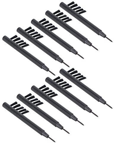 Hearing Amplifier Cleaning Brushes, 10pcs / Set Hearing Aid Cleaning Tools Volume Adjustment Debris Cleaning Magnet Reusable Headphones
