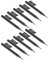 Hearing Amplifier Cleaning Brushes, 10pcs / Set Hearing Aid Cleaning Tools Volume Adjustment Debris Cleaning Magnet Reusable Headphones