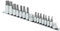 MichaelPro 16-Piece Torx Bit Set | 1/4, 3/8” and 1/2” | T8 to T70 | Comes with Socket Rail | MP012022