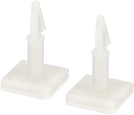 PATIKIL Adhesivo Separador, 50 Paquete Reversa Montaje Aislamiento Soporte Aislamiento Columna PCB Espaciador 0.5 Soporte Altura, Blanco