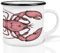 Ligarti® Keramiktasse [Das Original] Design Mug & handveredelter Becher I Tasse mit Tiermotiv, spülmaschinengeeignete Kaffeetasse, Teetasse, Cup (Hummer)
