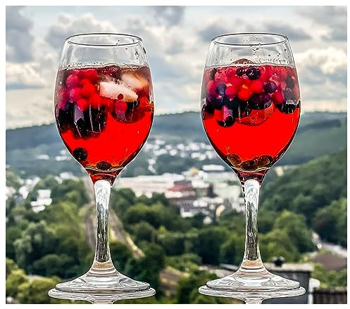 Topkapi Aperol Achenbach Lot de 6 verres à Spritz Lillet Wild Berry 310 ml Verre professionnel pour apérol Spritz, Lillet, Hugo, Amalfi, cocktails