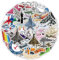 Bric Dodo 50 Stück Flugzeuge Aufkleber Auto Laptop Telefon Gitarre Skateboard Motorrad Fahrrad Airplane Stickers Set Vinyl Wasserdicht Aesthetic Aufkleber für Jugendliche Kinder Erwachsene