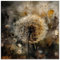 ARTland Wanddeko Glasbilder Wandbild Glas Bild einteilig 50x50 cm Quadratisch Garten Pflanzen Blumen Pusteblume Abstrakt Collage Modern U4WR