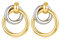 LILIE&WHITE Gold & Silber Zwei-Ton Ohrhänger – Hypoallergen, Langlebig, Trendy Schmuck für Damen, Geschenk für Jahrestage, Geburtstagsgeschenke oder Besondere Anlässe