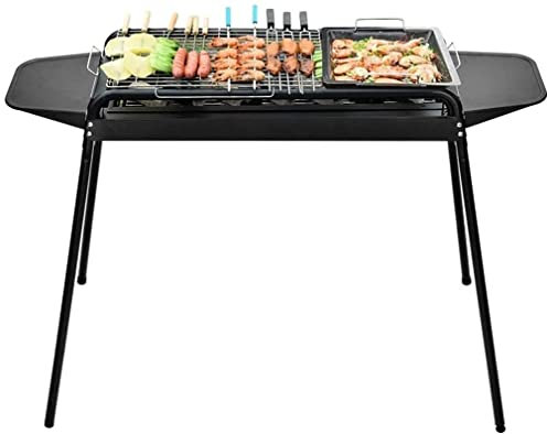 MRLILIN BBQ Grill Outdoor Barbecue Strand Camping Outdoor Barbecue Abnehmbarer Grill Edelstahl Grill Tragbarer Holzkohlegrill Reisepicknick BBQ Grills