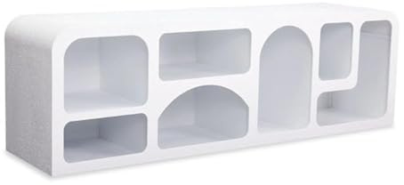 Paris Prix Meuble TV Design Troglodyte 160cm Blanc