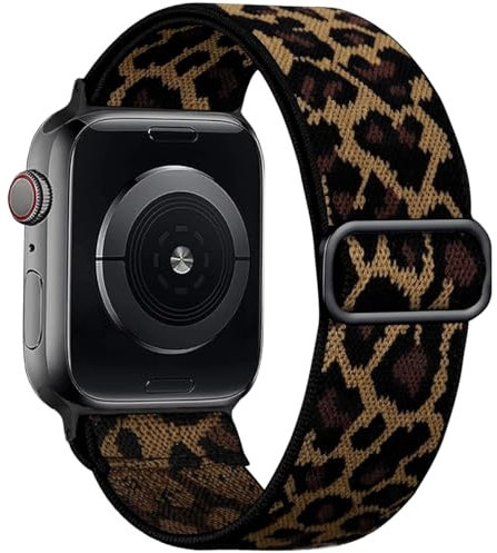 Msksjer Compatible avec Apple Watch Bracelet 41mm 40mm 38mm 42mm(Series 10) pour Femme Hommes, Nylon Réglable Solo Loop Tissu élastique Bracelets Sport pour iWatch Series 9 8 7 6 SE 5 4 3 2 1