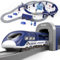 LZDMY Eisenbahn Kinder Elektrisch Autorennbahn Set Spielzeug, 92 PCS Kinderspielzeug Zug Kompatibel mit Brio-Schienen Weihnacht Ostern Geburtstag Neues Jahr Geschenk für 3 4 5 Jahre Jungen Mädchen